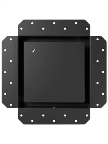 Вентилятор осевой вытяжной "ЭРА" Excellent 4C BB Matt black d100 с обр/клап на подшипниках