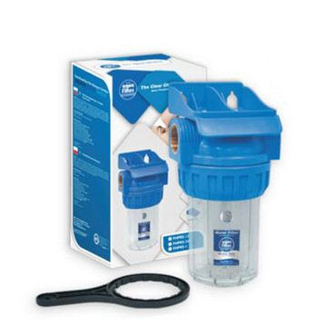 Колба d=1/2" 5" прозр. усил. FHPR5-12-WB Aquafilter с кронштейном, ключем