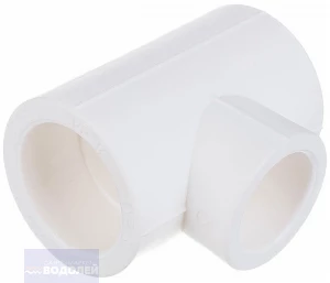 Тройник перех. VALTEC PPR d=75х63х75 белый VTp.735.0.075063075