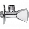 Вентиль угловой d=1/2"x1/2" Remer с отражателем хром арт 129 1212