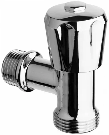 Вентиль угловой d=1/2"x3/4" Remer д/стир машины хром арт 265 12