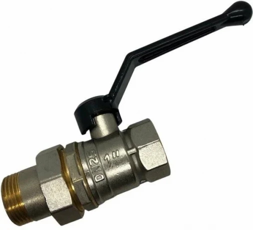 Кран шаровый с разб/соед LD Pride d=1" в/н ручка LD47.307.25