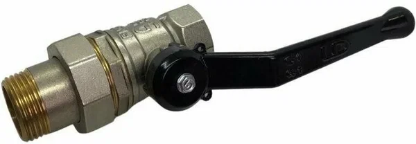 Кран шаровый с разб/соед LD Pride d=1" в/н ручка LD47.307.25