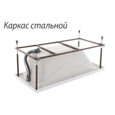 Каркас сталь ТРИТОН для ванны 1,50; 1,60; 1,70х0,70 усиленный