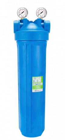 Колба BIG BLUE d=1" 20" синяя АТЛАС DP Big M20 Mono IN AB с маном,ключом, крепл RA1800732