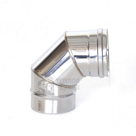 Колено из нерж/стали d=150/90° (толщ. 0,5мм) ОМ-Р AISI 430 ТиС