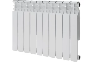 Радиатор биметалл OASIS ECO 500/100/10сек 560в х 100гл 25бар 1,59кВт ▲Т70°С