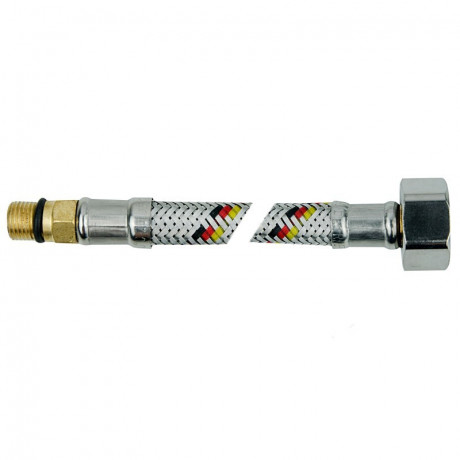 Шланг д/смесителя М10 L=120см нерж RAFTEC RHEIN
