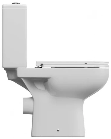 Унитаз компакт CERSANIT COLOUR Clean On 3/5л безободковый горизонтальный сток, дюропласт, микролифт и легкосъемный механизм
