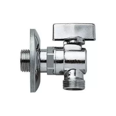 Кран угловой d=1/2"x1/2" приборный с отражателем ViEiR GZR33