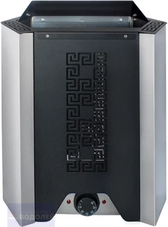 Печь-каменка д/бани электро ЭКМ-3,6 Гамма Black 5,7-11,м³ 15кг(кор НЖ) встр/п 220В (490х390х235)