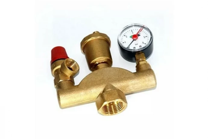 Группа безопасности RISPA/SANFLY Standart латунь 1" 3 бара арт RTA-0102/XF90333F