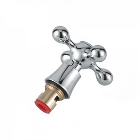 Букса д/краника питьевого с ручкой крест под колпачек d15,5мм UNICORN №313 (7055)