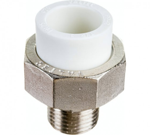 Разборное соединение VALTEC PPR d=20х1/2 РС белое VTp.761.0.02004