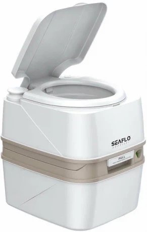 Биотуалет SEAFLO SFPT-18-03 (10л-сток,18л бак д/чистой воды) с индикатором