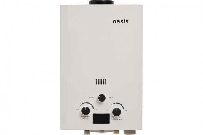 Колонка газовая OASIS Eco OR-16W белая 16кВт 8л/мин дt 25°C