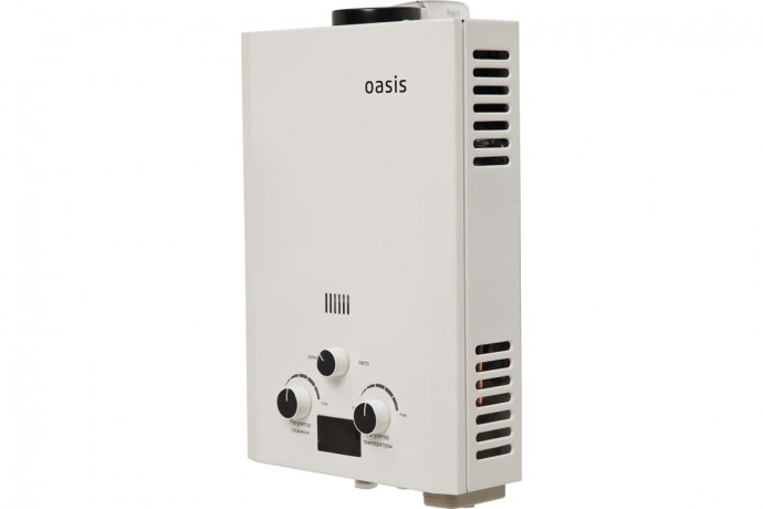 Колонка газовая OASIS Eco OR-16W белая 16кВт 8л/мин дt 25°C