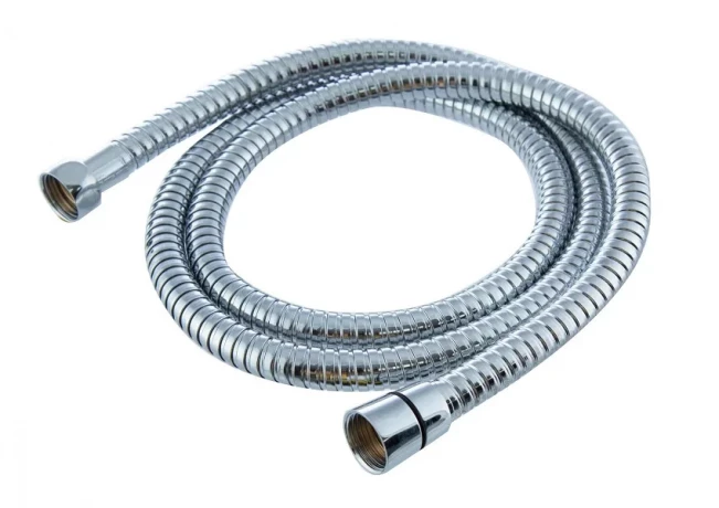 Шланг д/лейки 150-180см d1/2"х1/2" хром растяг DOKORONA арт DK0370A