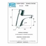 Кран-дозатор Remer ТЕ 20 1/2 настольный (6-8 сек)