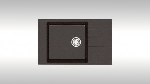 Мойка из искусств камня GLANZ Грета J29 G38 царский янтарь мат 815х500х212мм
