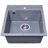 Мойка из искусств камня GrandAlliance G20 темно-серая 497х440мм квадр б/сифона