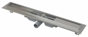 Канал душевой Alcadrain Smart APZ106-950 с порогами д/цельной реш (гор/сток d40, 35л/мин) б/решетки