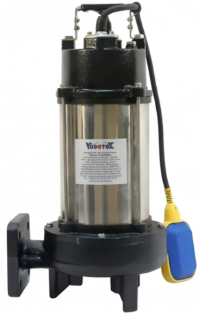 Насос фекально-дренажный Vodotok НФП-РС-12м³/ч-16м 2400Вт Hmax-25м Qmax 350л/мин с реж/механизмом