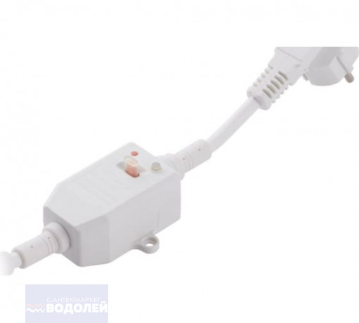 Смеситель-ЭВН д/ум./душа проточного типа UNIPUMP BEF-001-03 3кВт белый голубой индикатор