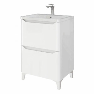 М тумба напольная AURA Токио ш590 х гл450 х в710 с умыв Atlantika 60