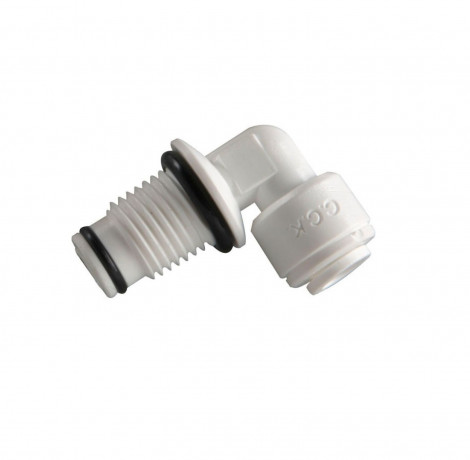 Фитинг угловой JG 1/4" трубка х 1/4" РС 4ME4 RAIFIL/Гейзер МЕ0404