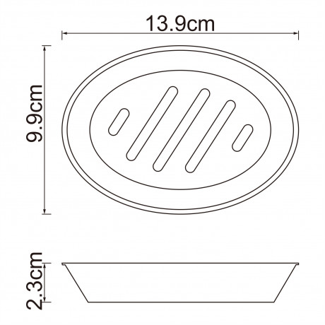 Мыльница Wasserkraft Ruwer настольная К 6729
