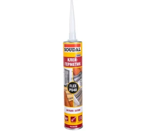 Герметик SOUDAL Соудафлекс 40FC 310мл полиуретановый серый арт 137854