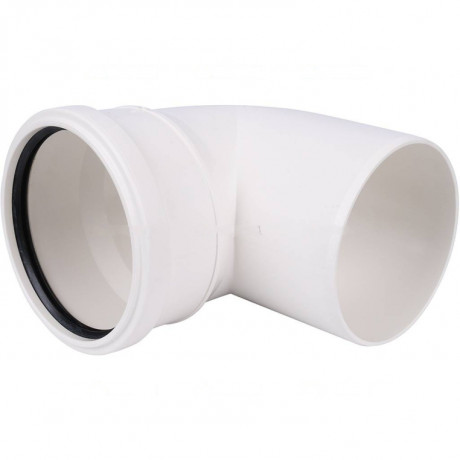 Колено канализационное d=110х90° Sinikon Comfort б/шумн *15