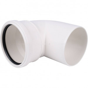 Колено канализационное d=110х90° Sinikon Comfort б/шумн *15