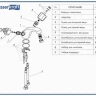 Смеситель Wasserkraft Amper 2903 для умывальника хром