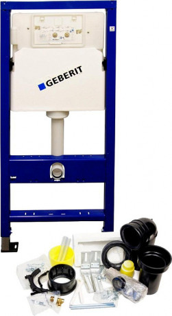 Модуль монт. д/унит. подвес. GEBERIT DUOFIX с кн Delta 51 хром и крепл арт 458.103.00.1+115.105.21.1