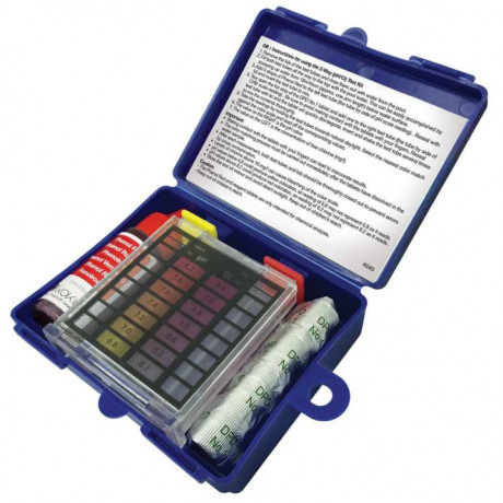 Тестер двухкомпанентный д/опр уровня РН и Cl Kokido K045CBX24 (жидк 20мм Phenol Red+табл 20шт DPD1)