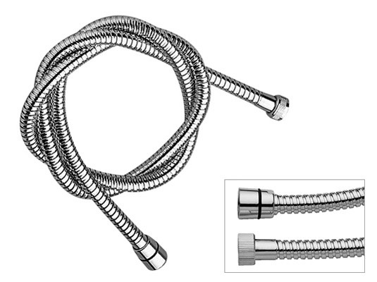 Шланг для лейки вытяжной 150см d1/2"Вх(15х1мм)Н хром латунь Remer 333 CN1512 150