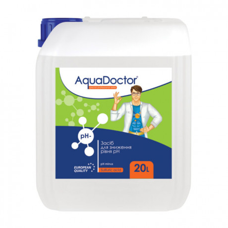 Средство д/бассейна AQUADOCTOR PH-minus д/снижения уровня РН (жидкость 35%) *20л*