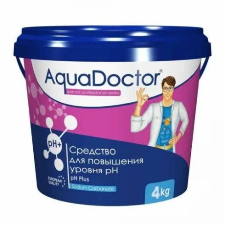 Средство д/бассейна AQUADOCTOR PH-plus д/повышения уровня РН *4кг*