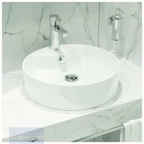 Умывальник SANITA Luxe BEST Shelf 433х433х119см д/устан на столешнице