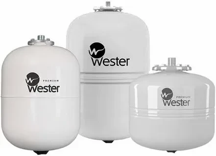 Компенсатор обьема д/ГВС и ГС WESTER WDV-35 (10 бар 110°) D37xH47 G3/4" б/крепл