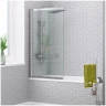 Штора для ванны Wasserkraft Main 41S02-80 80х140 стекло прозрачное 6мм поворотно-раздвижная арт 41S02