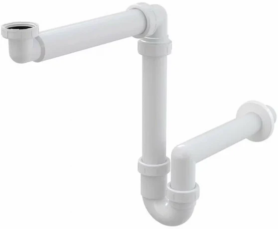 Сифон д/ум. d=40, эконом. пространство, с НГ 5/4" AlcaPlast A434