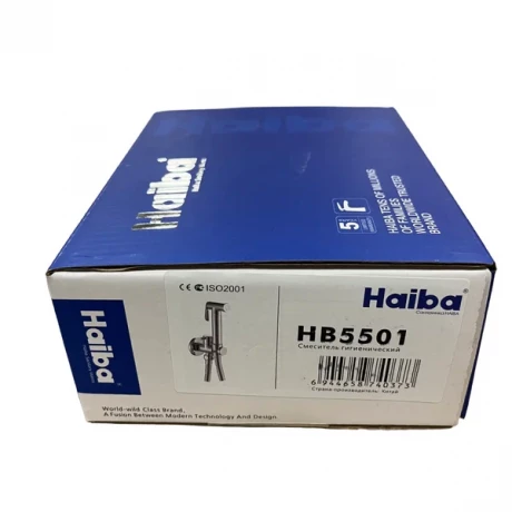  Кран одинарный д/биде HAIBA с душ/компл хром латунь арт HB5501