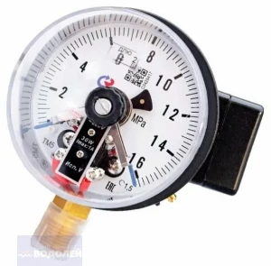 Манометр электроконтактный ТМ-510Р.05 (0-0,6МПа) d100мм М20х1,5 кл1,5 (электросхема исп 5) РОСМА