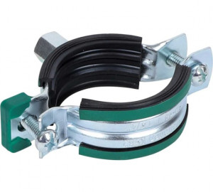 Хомут оцинкованный d3/4" (25-28мм) с гайкой М8/10 б/крепежа  WALRAVEN KSB2 3396028