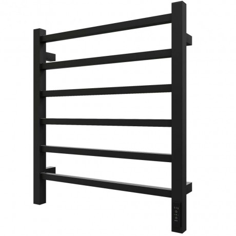 Полотенцесушитель эл. черн/мат GROIS Alex GR101 П6 500х600 black mat L