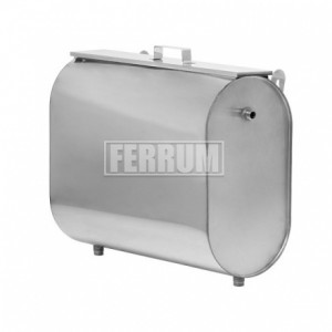 Бак КОМФОРТ (FERRUM) для теплообменника, горизонт эллипс 75л, толщ 0,5мм