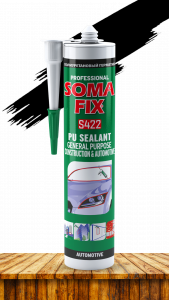Герметик SOMA FIX S422 280мл полиуретановый черный